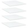 Bookshelf Boards 4 pcs White 40x50x1.5 cm Engineered Wood Colour white Size 40 x 50 x 1.5 cm Quantity in Package 4 