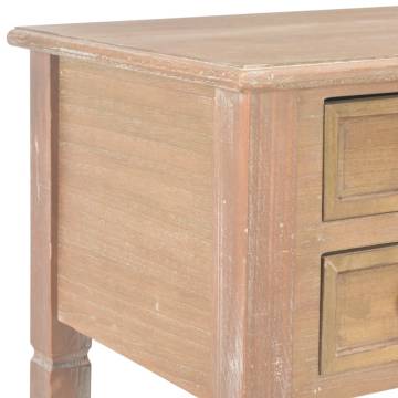 Stylish Brown Writing Desk - 109.5x45x77.5 cm Wood | Hipo Market