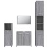 4 Piece Grey Sonoma Bathroom Furniture Set | Hipomarket