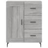 Stylish Highboard Grey Sonoma 69.5x34x180 cm | HipoMarket