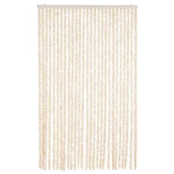 Fly Curtain Beige and White 118x220 cm - Insect Protection