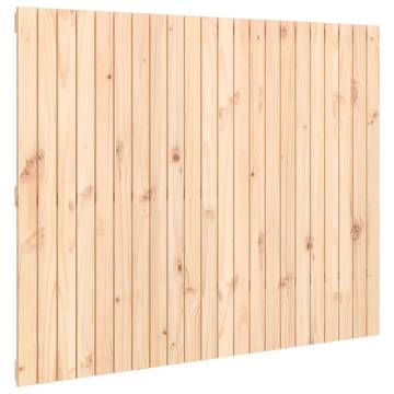 Elegant Solid Wood Pine Wall Headboard - 140x3x110 cm