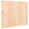 Elegant Solid Wood Pine Wall Headboard - 140x3x110 cm