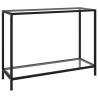 Console Table Transparent 100x35x75 cm Tempered Glass Colour transparent Size 100 x 35 x 75 cm Quantity in Package 1 Model with feet 