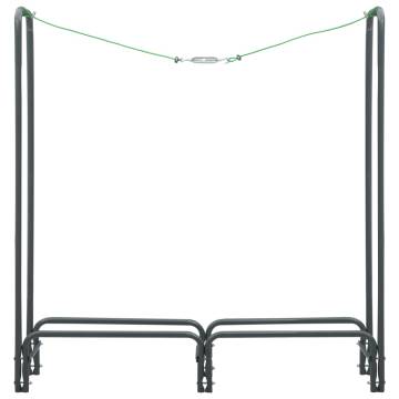 Firewood Rack Anthracite 120x35x120 cm - Durable Steel Storage