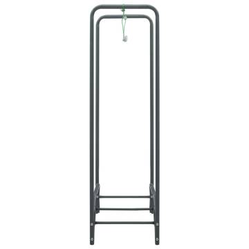 Firewood Rack Anthracite 120x35x120 cm - Durable Steel Storage