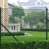 Chain Link Fence with Posts Steel 1.5x25 m Green Colour green Size 25 x 1.5 m Quantity in Package 1 