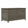 Outdoor Cushion Box Anthracite - Solid Wood Storage (100x50x56 cm)