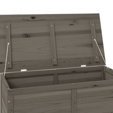 Outdoor Cushion Box Anthracite - Solid Wood Storage (100x50x56 cm)