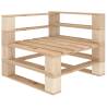 3-Seater Garden Pallet Sofa | Rustic Wood Design