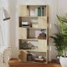 Sonoma Oak Book Cabinet Room Divider | Stylish Storage Solution