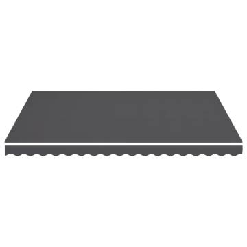 Replacement Fabric for Awning Anthracite 4.5x3.5 m | HipoMarket