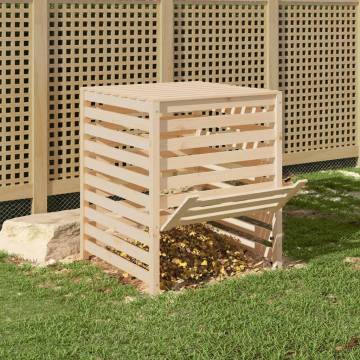 Composter 82.5x82.5x99.5 cm Solid Wood Pine - Eco-Friendly Solution