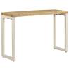 Elegant Console Table - Solid Mango Wood & Steel | HipoMarket