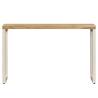 Elegant Console Table - Solid Mango Wood & Steel | HipoMarket