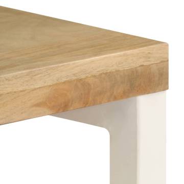 Elegant Console Table - Solid Mango Wood & Steel | HipoMarket