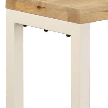 Elegant Console Table - Solid Mango Wood & Steel | HipoMarket