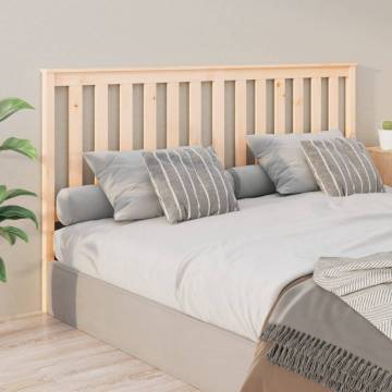 Solid Wood Pine Bed Headboard - Stylish & Supportive Design