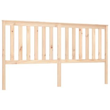 Solid Wood Pine Bed Headboard - Stylish & Supportive Design