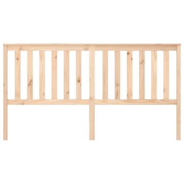 Solid Wood Pine Bed Headboard - Stylish & Supportive Design