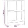 High Gloss Grey Bookshelf - 60x24x76 cm | Hipomarket