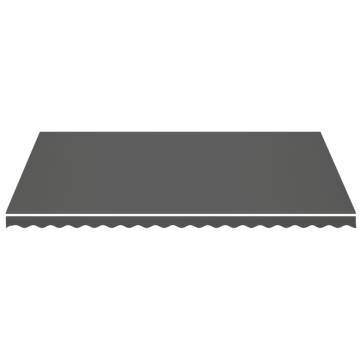 Replacement Awning Fabric Anthracite 5x3.5m | HipoMarket