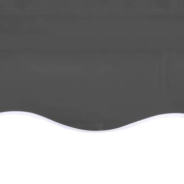 Replacement Awning Fabric Anthracite 5x3.5m | HipoMarket