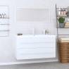 3 Piece Bathroom Furniture Set High Gloss White Colour high gloss white Number of 1 