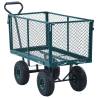 Durable Garden Hand Trolley Green - 350 kg Capacity