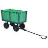 Durable Garden Hand Trolley Green - 350 kg Capacity