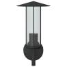 Outdoor Wall Lights 2pcs Black Stainless Steel | Hipo Market