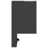 Outdoor Wall Lights with Sensors - 2pcs Black Aluminium