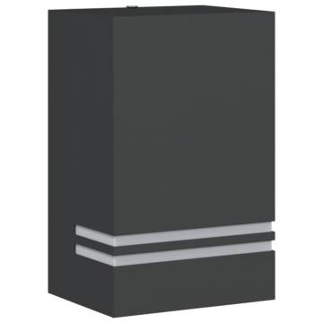 Outdoor Wall Light Black Stainless Steel - Durable & Stylish