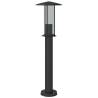 Outdoor Floor Lamps 3pcs Black 60 cm Stainless Steel | HipoMarket