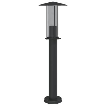 Outdoor Floor Lamps 3pcs Black 60 cm Stainless Steel | HipoMarket