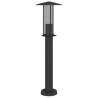 Outdoor Floor Lamps 3pcs Black 60 cm Stainless Steel | HipoMarket