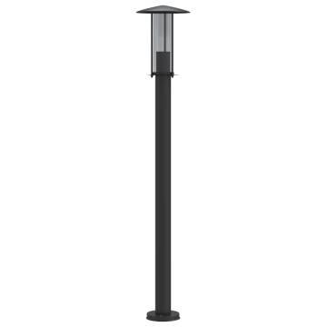 Outdoor Floor Lamps 3pcs Black Stainless Steel - IP44 Weatherproof