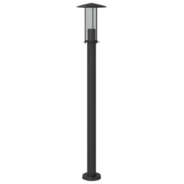 Outdoor Floor Lamps 3pcs Black Stainless Steel - IP44 Weatherproof