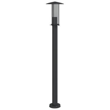 Outdoor Floor Lamps 3pcs Black Stainless Steel - IP44 Weatherproof