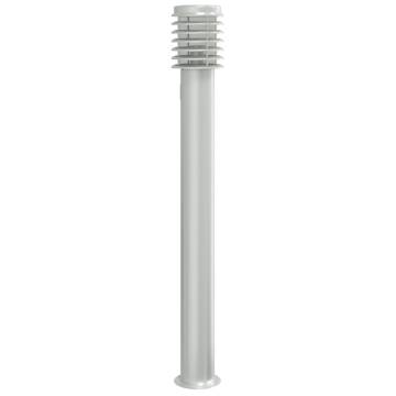 Outdoor Floor Lamp with Outlet - 110cm Stainless Steel