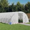 Greenhouse with Steel Frame White 96 m² 24x4x2 m Colour white Size 24 x 4 x 2 m Quantity in Package 1 