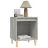 Elegant Concrete Grey Bedside Cabinets - 2 pcs | HipoMarket