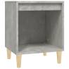 Elegant Concrete Grey Bedside Cabinets - 2 pcs | HipoMarket