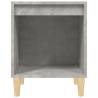 Elegant Concrete Grey Bedside Cabinets - 2 pcs | HipoMarket