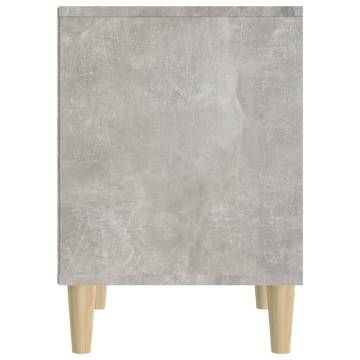 Elegant Concrete Grey Bedside Cabinets - 2 pcs | HipoMarket