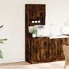 Smoked Oak Kitchen Cabinet 60x50x180 cm - Hipo Market