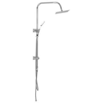 Luxurious Dual Head Shower Set - Stainless Steel & Hand Shower