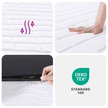 Foam Mattress Medium Soft 90x190 cm - Comfortable Sleeping