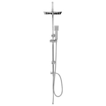 Luxurious Dual Head Shower Set - Stainless Steel & Hand Shower