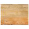 Table Top 90x60x2.5 cm Live Edge Solid Wood Mango Colour mango wood(natural) Size 90 x 60 cm Quantity in Package 1 Thickness 25 mm 